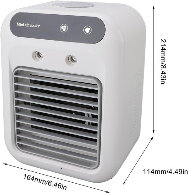 Portable Air Conditioners, Mobile Mini Evaporative Air Cooler for Home, Office, Camping, Car