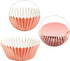 URATOT 100 Pieces Rose Gold Foil Metallic Cupcake Liners, Muffin Wrappers, Muffin Paper Cases, Foil Baking Cups