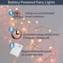 40 6hr QBIS Battery Powered Fairy Lights for Bedroom, LED Lights, Battery Operated String Lights for Christmas
