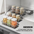 3-Tier Shelf(27.5cm/10.8in) Pull Down Spice Rack Organizer for Inside Cabinet Pantry Expandable Display Riser Shelf