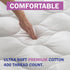 Twin Size Waterproof Mattress Pad by Slumberfy, Quilted Fitted Cotton Protector