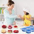 La Chat 4 PCS Candy Molds, Silicone Oreo Cookie Chocolate Molds for Candy, Cookies, Cupcake, Pudding, Jello