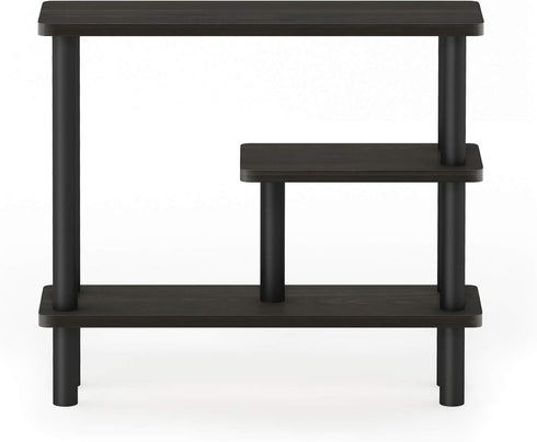 Espresso/Black Slim Space-Saving Storage Rack by Furinno