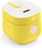 GreenLife 4-Cup Digital Rice Cooker, PFAS & PFOA-Free Removable Ceramic Pot, Healthy Cooking, Yellow
