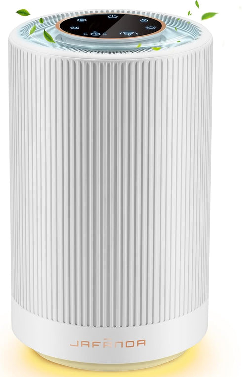 Jafanda Air Purifiers for Home Bedroom, H13 True HEPA Coverage 450 sqft, 23 dB Air Cleaner