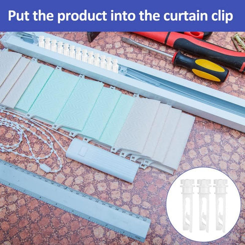 Vertical Blind Replacement Parts Repair Tabs White Stems for Vertical Blinds Curtain Accessories (12 Pieces)