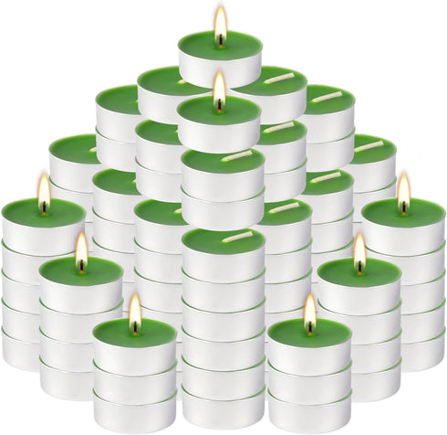 fclayvts 100 Pack Scented Tealight Candles 4 Hours, Spring Aromatherapy Candles for Votive