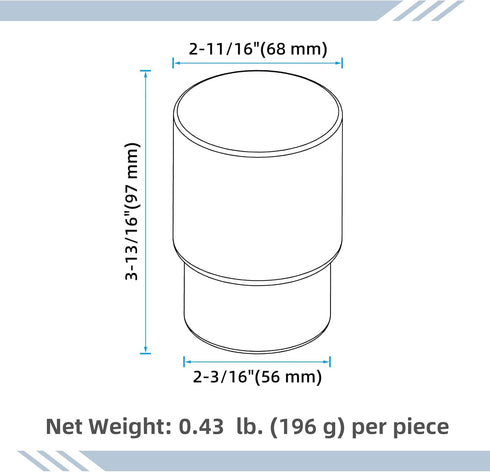 2 Pack, Glass Tumbler Cap Aomasi Frosted Bathroom Rinsing and Mouthwash Cup, Toothbrush & Toothpaste Holder & Drinking