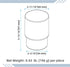 2 Pack, Glass Tumbler Cap Aomasi Frosted Bathroom Rinsing and Mouthwash Cup, Toothbrush & Toothpaste Holder & Drinking