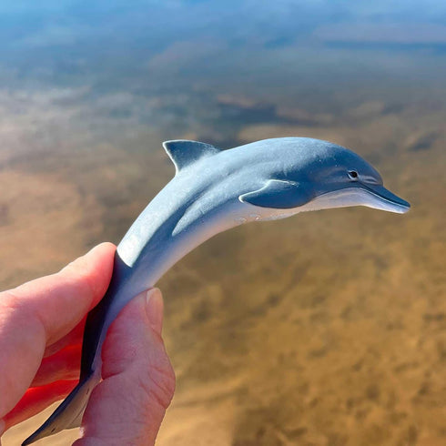 4.5" 3+ Safari Ltd Dolphin Figurine - Lifelike Model Figure - Educational Toy for Boys, Girls, and Kids Ages