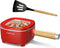 Audecook Electric Hot Pot, 2L Ceramic Glaze Non-Stick Frying Pan, Portable Cooker for Ramen, Steak, Oatmeal, Soup