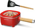 Audecook Electric Hot Pot, 2L Ceramic Glaze Non-Stick Frying Pan, Portable Cooker for Ramen, Steak, Oatmeal, Soup