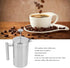 Stainless Steel Insulated Coffee Press, 800ML French Press Coffee Tea Maker, Rust-Free & Dishwasher Safe