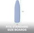 HOME GENIE Ironing Board Cover, Silicone Coating, Full Size Scorch Resistant Padding, Heavy Duty Iron Pad Covers