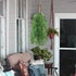 Artificial Hanging Vine - Weeping Willow Plastic Plants, Faux Ivy Garland for Indoor Outdoor Decor (4 Pcs)
