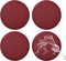 FUANGUI Bar Stool Covers Round Set of 4, Waterproof PU Bar Stool
