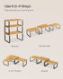 Set 3 Counter UKCS014YL03 SONGMICS Cabinet Organizer Shelf, of Kitchen Shelves, Kitchen Storage, Spice Rack, Stackable