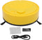 Mini Robot Vacuum Cleaner, Automatic USB Charging Robot for Pet Hair, Hardwood Floors, Tile Floor (Yellow)