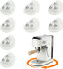 Self Adhesive Caster Wheels - 360° Swivel Appliance Rollers for Kitchen, 8 PCS Mini Ball Transfer Roller