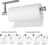 DR CATCH Paper Towel Rolls - for Kitchen, Self-Adhesive Under Cabinet,Both Available in Adhesive and Screws,Stainless