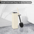 Set BVL Toilet Brush and Holder White Freestanding for Bathroom