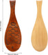 Honbay 2PCS Wooden Rice Paddle Cute Fish Shaped Rice Spoon Heat Resistance Rice Spatula Rice Scooper Cooking Utensil for Rice Potato Salads Desserts (2 Color)