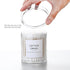SheeChung 2 Pack Qtip Holder - Stackable Plastic Apothecary Jars with Storage Lids for Bathroom Organization (10oz)