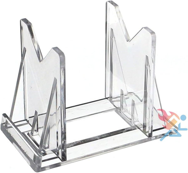 OnFireGuy 10pcs Clear Acrylic Fishing Lure Display Stands, 3-Piece Easels for Fishing & Decoration
