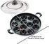 Non Stick Appam Pan, Appam Maker with 12 Pits, Nonstick Appa Chetty Paniyaram Pan Patra