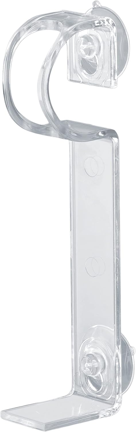 CA120-4 Window Candle Holders: Pack of 4 with 2 Suction Cups and Plastic L-Shaped Safety Bracket for Candles