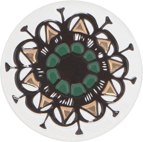 Now Designs Ceramic 4 Shadowvale Coaster Set, Multicolor