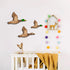 3Pcs (Set 3, Kas Home Duck Hunting Wall Decor Wooden Flying Ducks Decor Rustic Farmhouse Wall Art Signs for Nursery