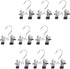 Double Adjustable Clips Boots Hangers, Space Saving Boots Socks Bags Hanging Clips Boot Organizer, Set of 9
