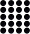 Qualsen Fridge Magnet, 20 Pack Heavy Duty Refrigerator Magnets, Whiteboard, Locker, Office Magnets (Black)
