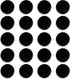 Qualsen Fridge Magnet, 20 Pack Heavy Duty Refrigerator Magnets, Whiteboard, Locker, Office Magnets (Black)