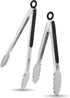 Z GRILLS Stainless Steel Tongs Set, 2 Packs with Heat Resistant Handle for Kitchen and Outdoor Barbeque