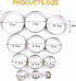 Stainless Steel Round Cookie Biscuit Cutter Set, 12 Pieces, Fluted Edge Graduated Ring Sizes