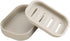 Plastic Soap Dish Container, Keeps Soap Dry, Easy Cleaning, Drain, Khaki