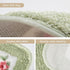 Pretty Floral Rural Style Romantic Rose Flower Rug, Soft Non-Slip Shaggy Area Bath Mat for Bathroom Living Room