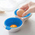 WWLUCKY Draining Egg Boiler for Microwave, Double Egg Poacher, Silicone Egg Boiler Cups, Kitchen Cooking Gadget Tools,