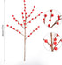 12 Pack 17'' joyhalo Red Berry Stems - Holly Berry Stems, Red Berries Christmas Decor, Red Berry Picks for Christmas