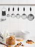 Joyhill Stainless Steel Measuring Cups and Spoons Set of 10 Piece, Nesting Metal Measuring Cups with Soft Touch