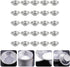 Kichvoe 250pcs Disposable Egg Tart Molds, Round Nonstick Mini Pie Pans, Aluminum Foil Bakeware for Cupcake, 2.7 Inch