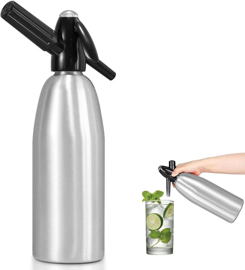 ALIMOTA Soda Streaming Machine - Carbonated Water Machine with CO2 Tanks, Sparkling