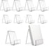 Dicunoy 10PCS Acrylic Book Stands, Clear Display Easel for Picture Album, Brochure, Paperbacks