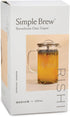 20oz 600ml Rishi Tea Simple Brew Teapot - For Loose Tea Preparation, Built-in Strainer, Everyday Teaware, Easy