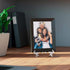 24 Pieces Picture Easel Stand, Clear Plate Stand, 5 Inch Card Display Holder for Photos Decoration