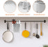 UPKOCH Stainless Steel Utensil Silverware Holder, Organizer Drying Rack Basket with Hooks, Chopstick Holder for