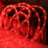 50ft 360 110V DINGFU LED Waterproof Rope Lights, Connectable Indoor Outdoor Red Led Rope Lights for Outside, Deck