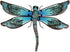 LIFFY Metal Dragonfly Wall Decor, Outdoor Garden Art for Patio, Living Room, 14inch